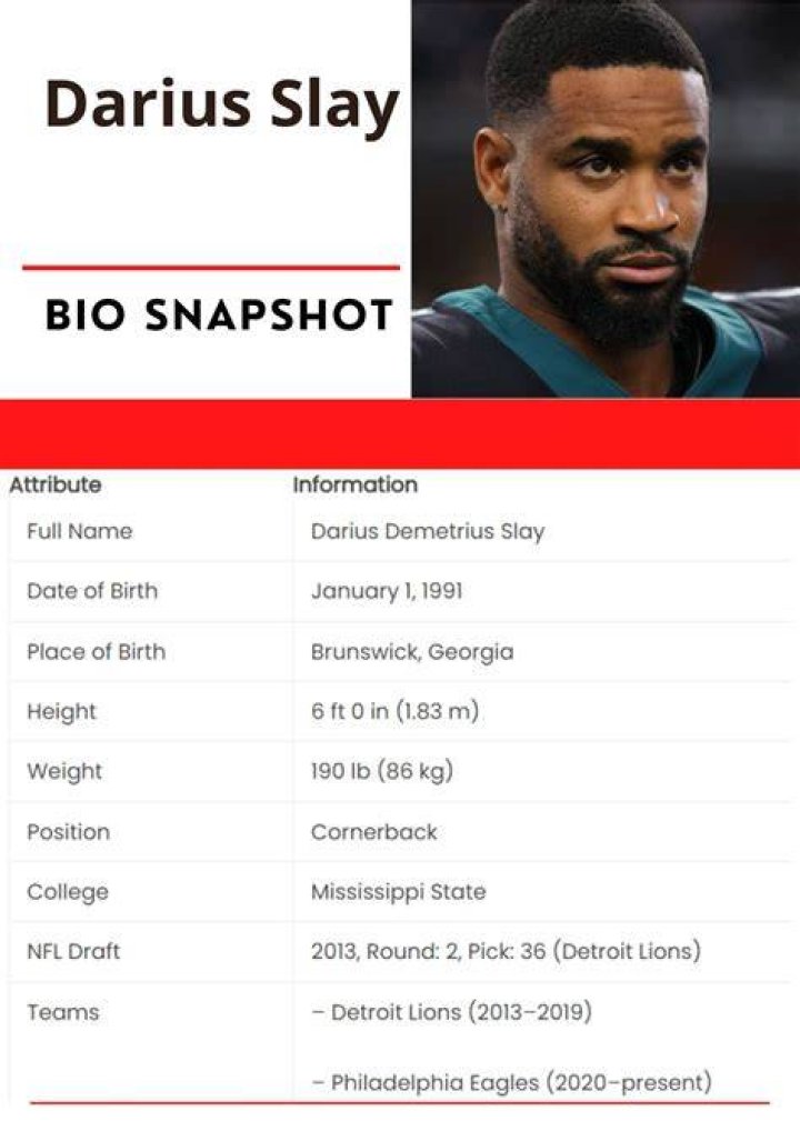 Darius Slay Height, Weight, Net Worth, Age, Birthday, Wikipedia, Who, Instagram, Biography